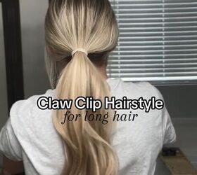 Stop struggling with your hair staying in your claw clip and try this genius hack