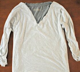 See how a simple neckline cut became a gorgeous gathered cowl collar