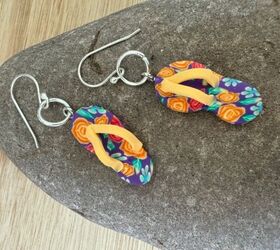 How to Create a Pretty Fun Summer Flip Flop Earrings