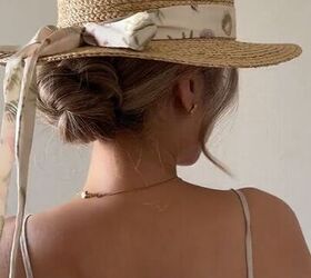 Cute Summer Hairstyle for the Hat Girlies