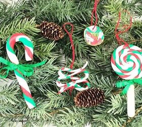 Easy Polymer Clay Candy Ornaments for Christmas Creatively Beth creativelybeth polymerclay christmas ornaments