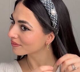 keep your headband from sliding with this genius hair hack, Easy hair hack for headbands