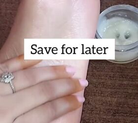 Toothpaste hack for soft feet