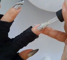 reflective nails, DIYing a cute reflective nail design