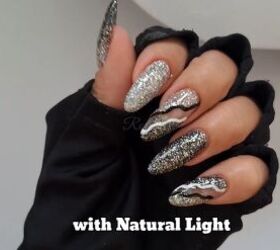 reflective nails, Cute reflective nails