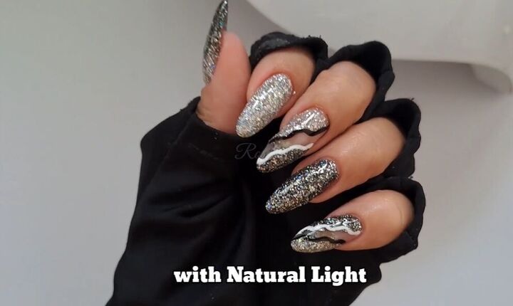 Reflective Nails Learn How to DIY These Cute Reflective Nails at Home | Upstyle