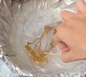 diy jewelry cleaner that works, Soaking the jewelry