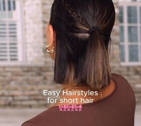 Easy hairstyle for short hair