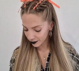 Spooky Halloween hairstyle