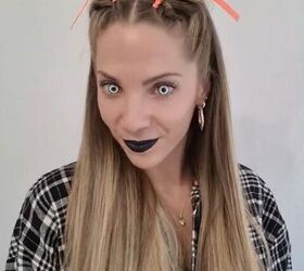 Spooky Halloween hairstyle