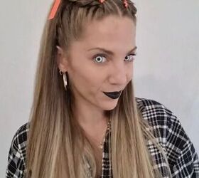 Spooky Halloween hairstyle