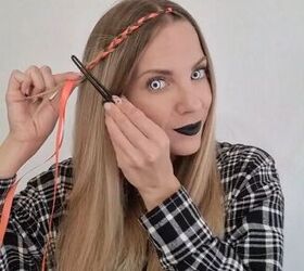 Creating a spooky Halloween hairstyle