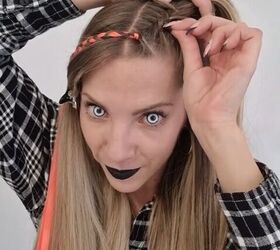 Creating a spooky Halloween hairstyle