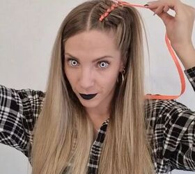 Creating a spooky Halloween hairstyle