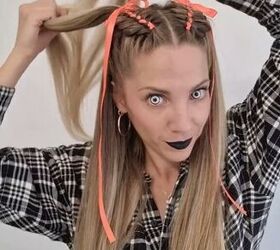 Creating a spooky Halloween hairstyle