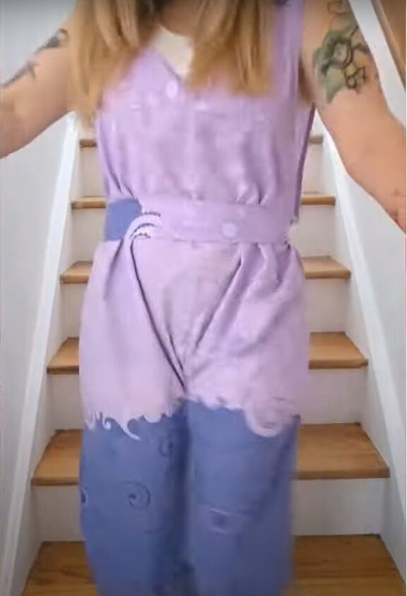 How to Make Overalls From an Old Bed Sheet?! | Upstyle