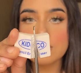 hack for keeping heavy earrings up, Heavy earring hack
