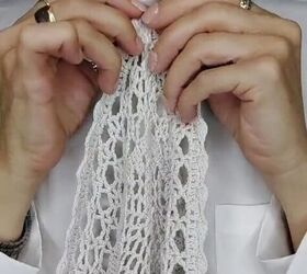 Watch how she amplifies her look with a doily and a ribbon