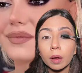 kylie vs kendall, Adding mascara