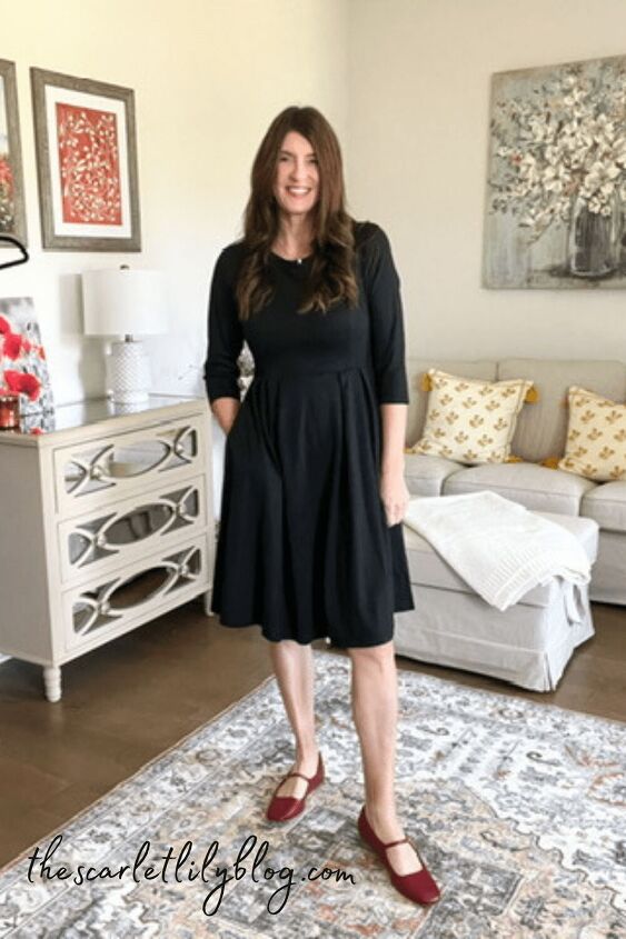 red dress with flats How to Wear Flats with Dresses as a Short Woman