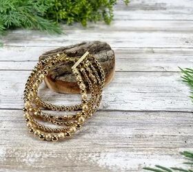 DIY Stacked Beaded Bracelet