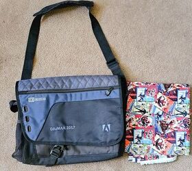 How some Spiderman fabric made this messenger bag anything but boring