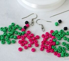 Order a bunch of tiny green and pink beads and make this cuter than cute gift idea