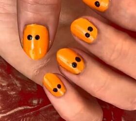 inspo for halloween nails, DIYing Halloween nails