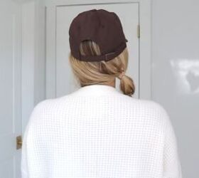 Upgraded bubble braid hat hairstyle