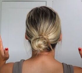 Easy low bun tutorial