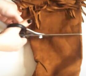 She cuts this old pair of boots in half to make 3 jaw-dropping and stylish pieces