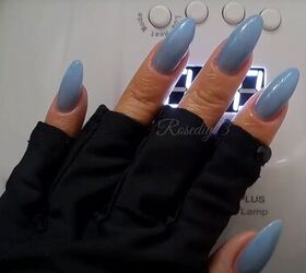 blue ombre nails, Cute DIY blue ombre nails