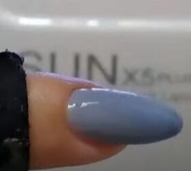 blue ombre nails, Creating blue ombre nails