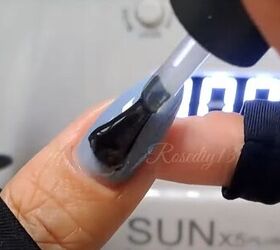 blue ombre nails, Creating blue ombre nails