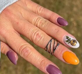 How to Create Seriously Cute Fall Sunflower Nails at Home