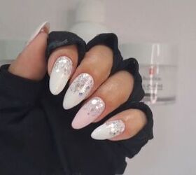 You Have to Try This Glam Sparkle Nail Design