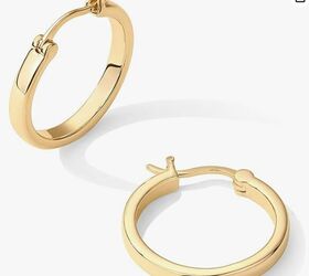 PAVOI 14K Gold Plated Hoops - image via Amazon