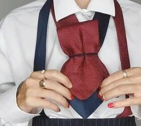 fashion hack, Fashion hack with men s ties