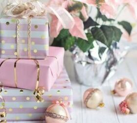 Pink Christmas gifts - image via Canva