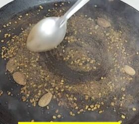 The roasted seeds she uses on her gray hair