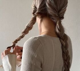 braids with bows, Creating cute braids with bows