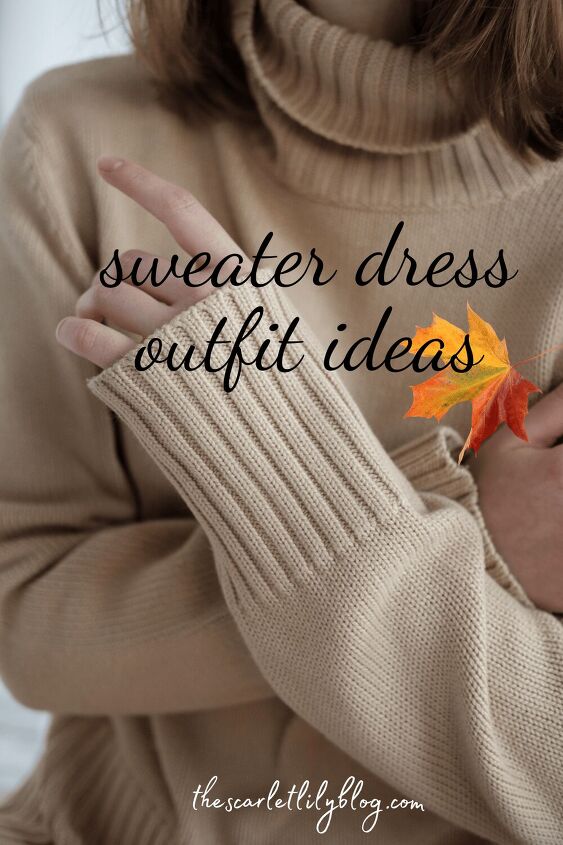 How To Style The Perfect Sweater Dress Outfit For Any Occasion | Upstyle How To Style The Perfect Sweater Dress Outfit For Any Occasion | Upstyle