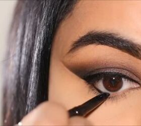 smokey eye tutorial, Lining the eyes