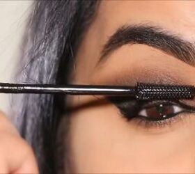 smokey eye tutorial, Applying mascara