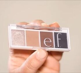 smokey eye tutorial, e l f eyeshadow palette