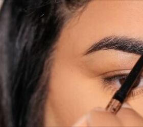 Filling the brows in