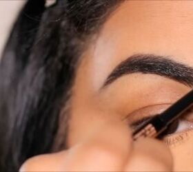 Filling the brows in