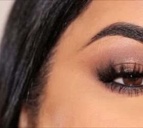 Glam full face makeup look