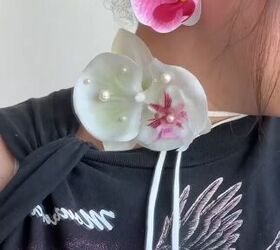 How make orchid earrings