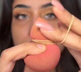 makeup hack, Makeup hack with a beauty blender